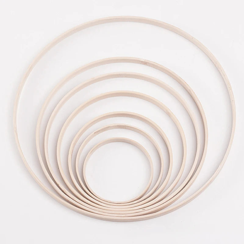 5pcs bamboo rings