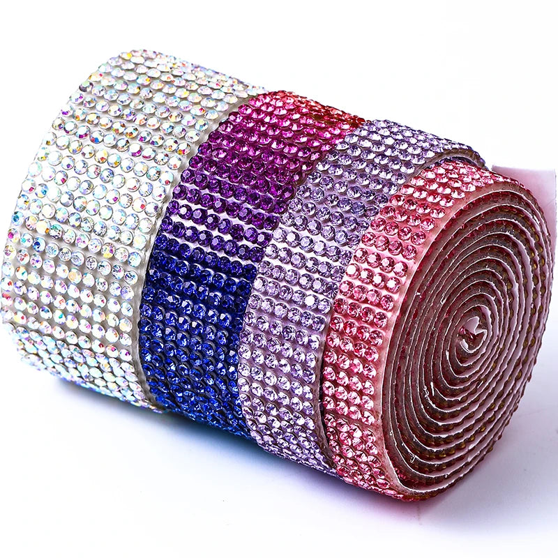 Rhinestone tape 4-12 Rows