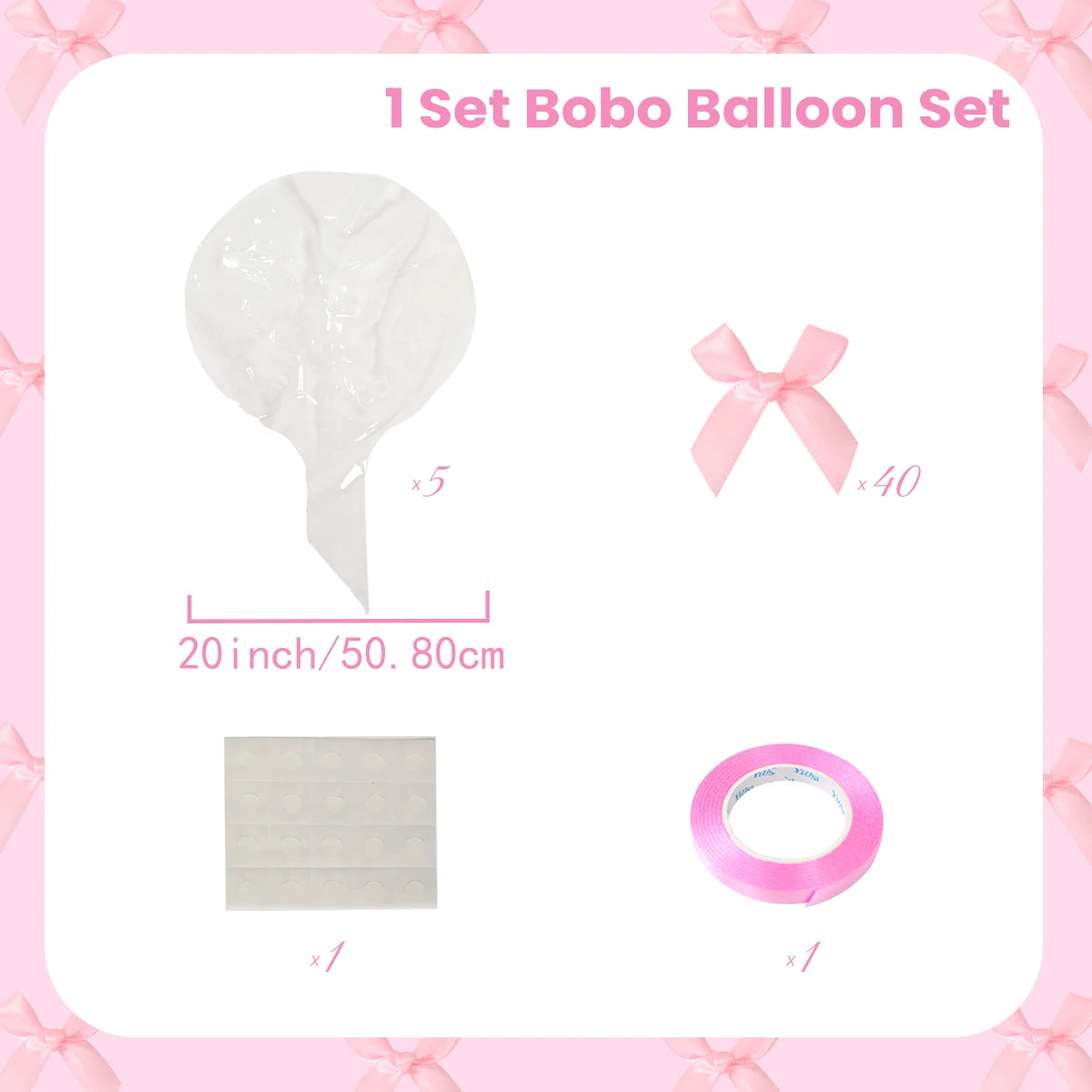 47st transparenta ballonger