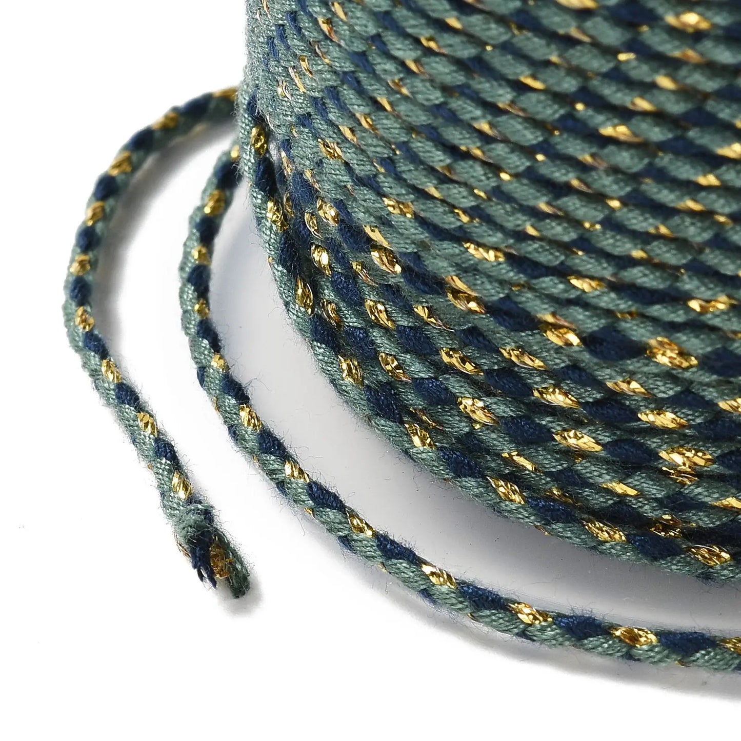Striped cotton string