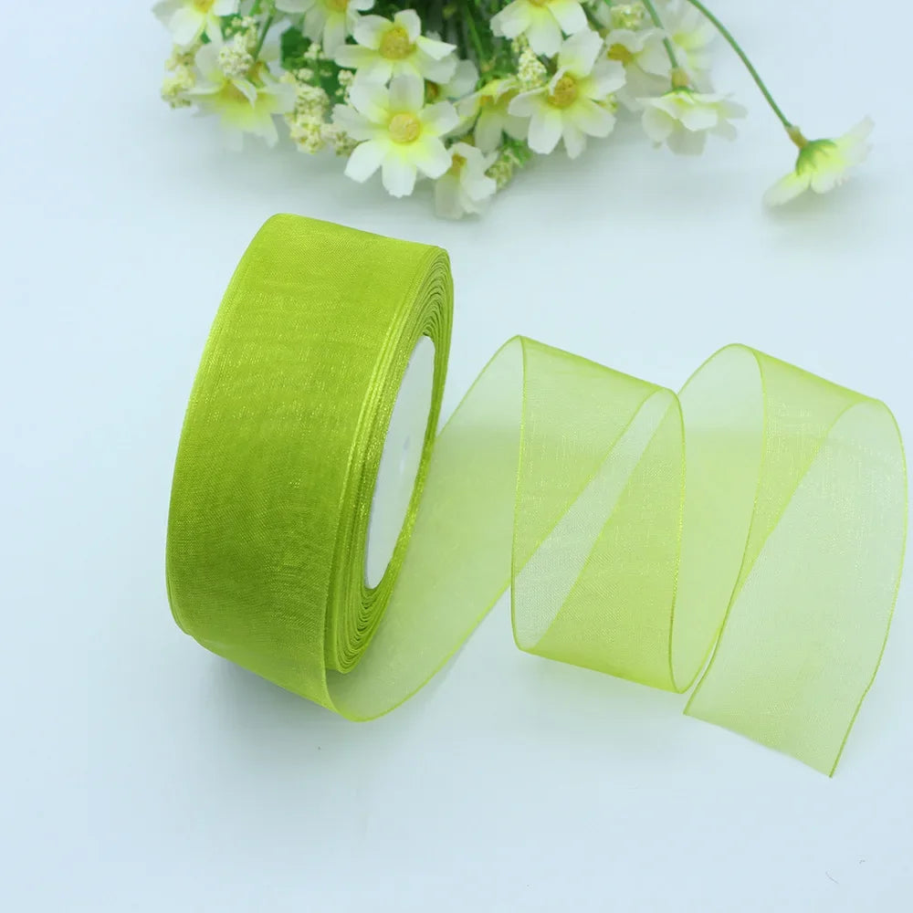 Stor rulle med Organza band