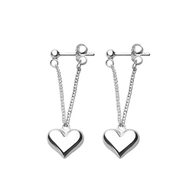 Örhängen hjärtan 925 sterling silver
