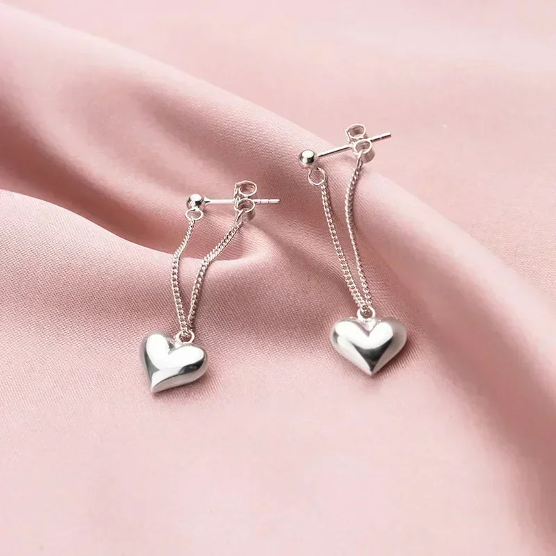 Örhängen hjärtan 925 sterling silver
