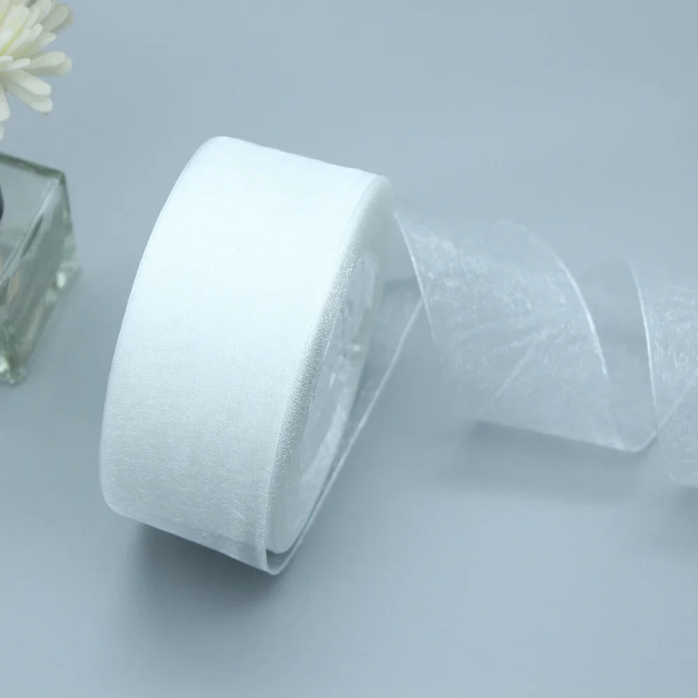 Stor rulle med Organza band