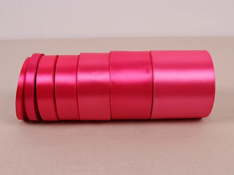 Satin ribbon cerise