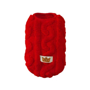 Mönstrad fleece tröja hund