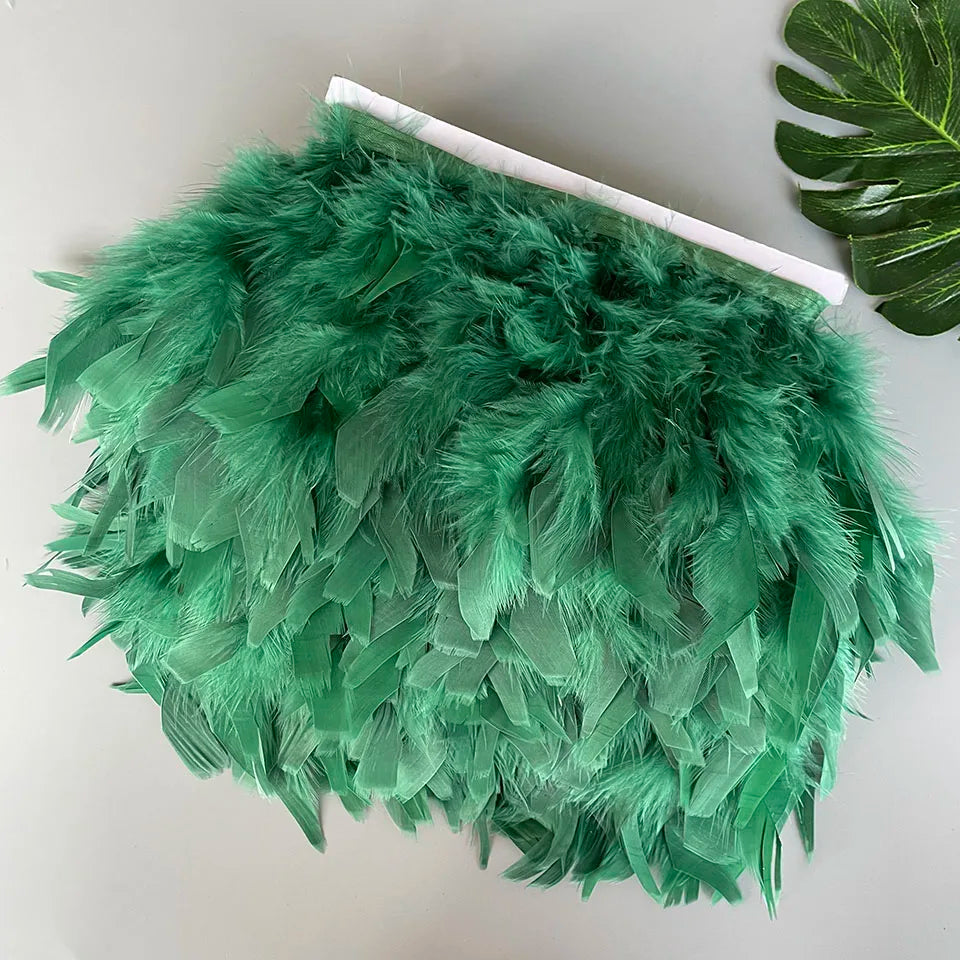 Fluffy kalkon fjädrar 10M