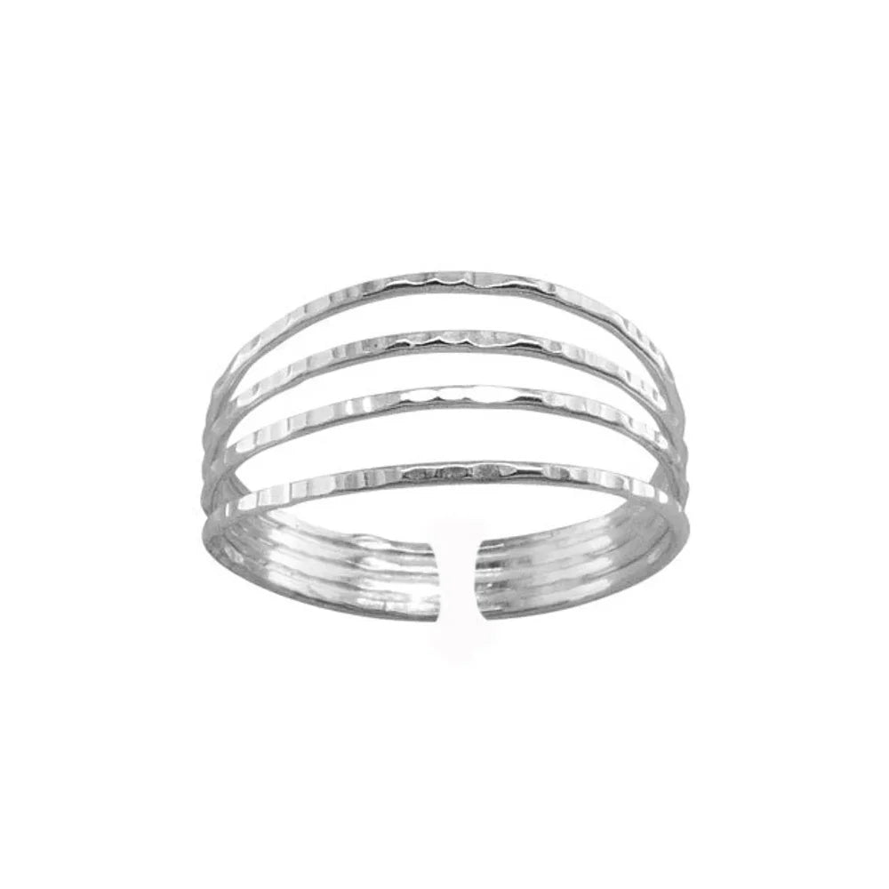 Tåring med metall ringar