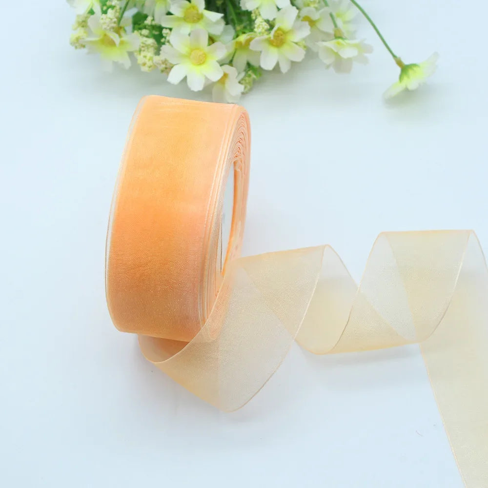 Stor rulle med Organza band