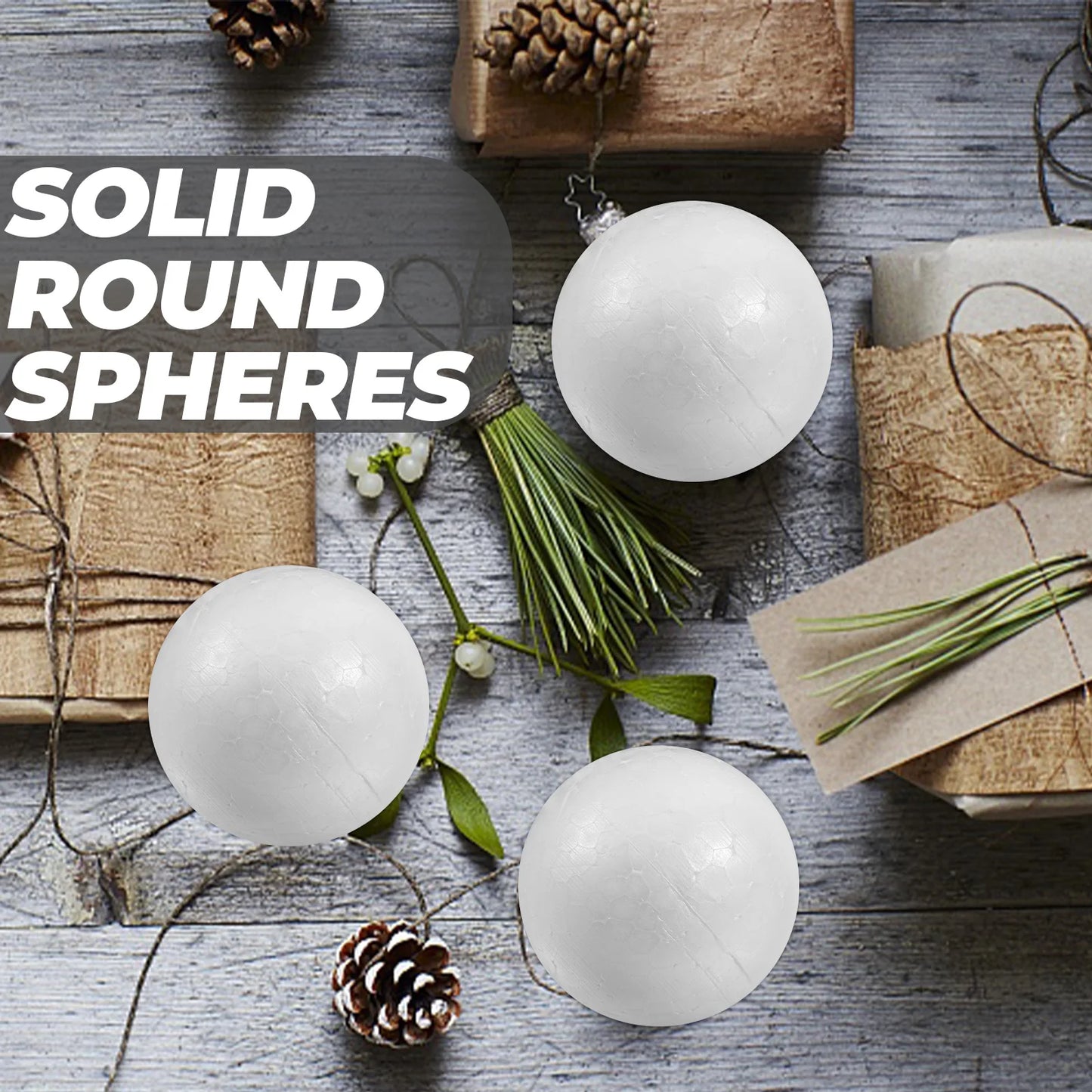 50-100 round Styrofoam balls