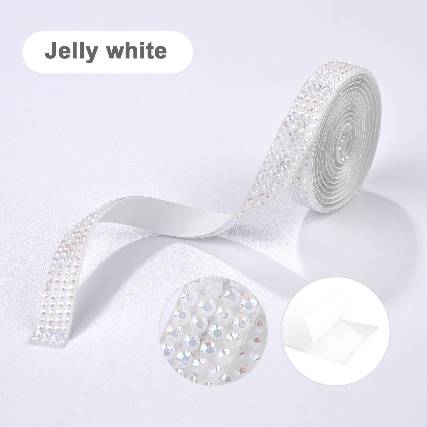 Rhinestone tape pastel colors