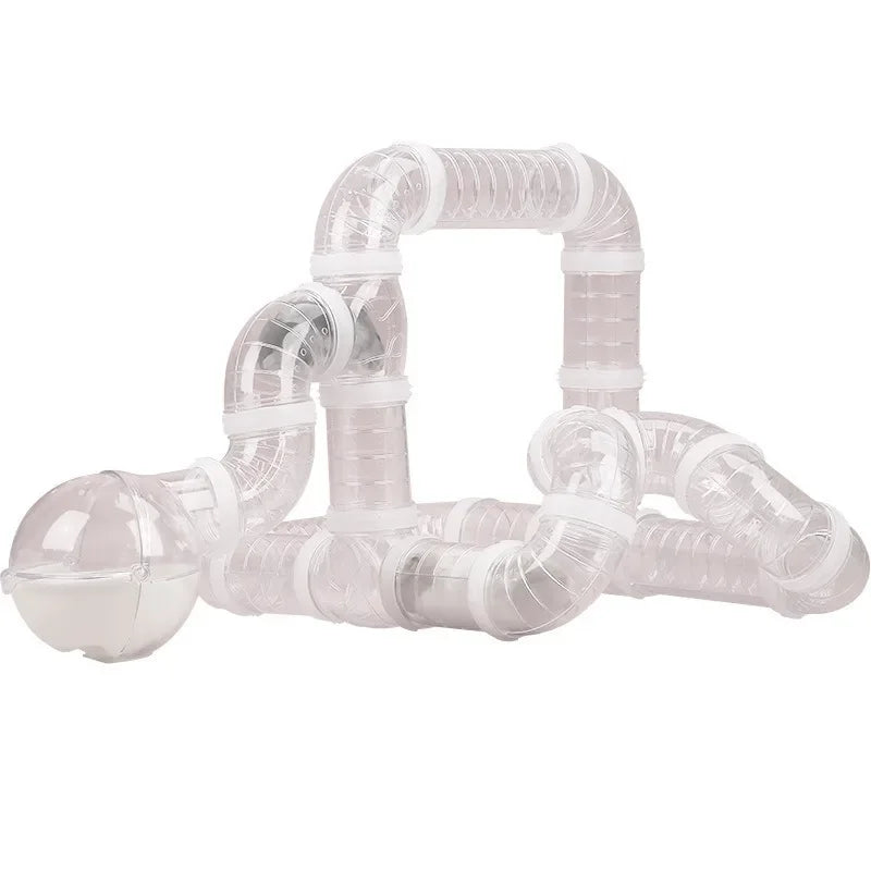 Plastic tunnels for hamsters