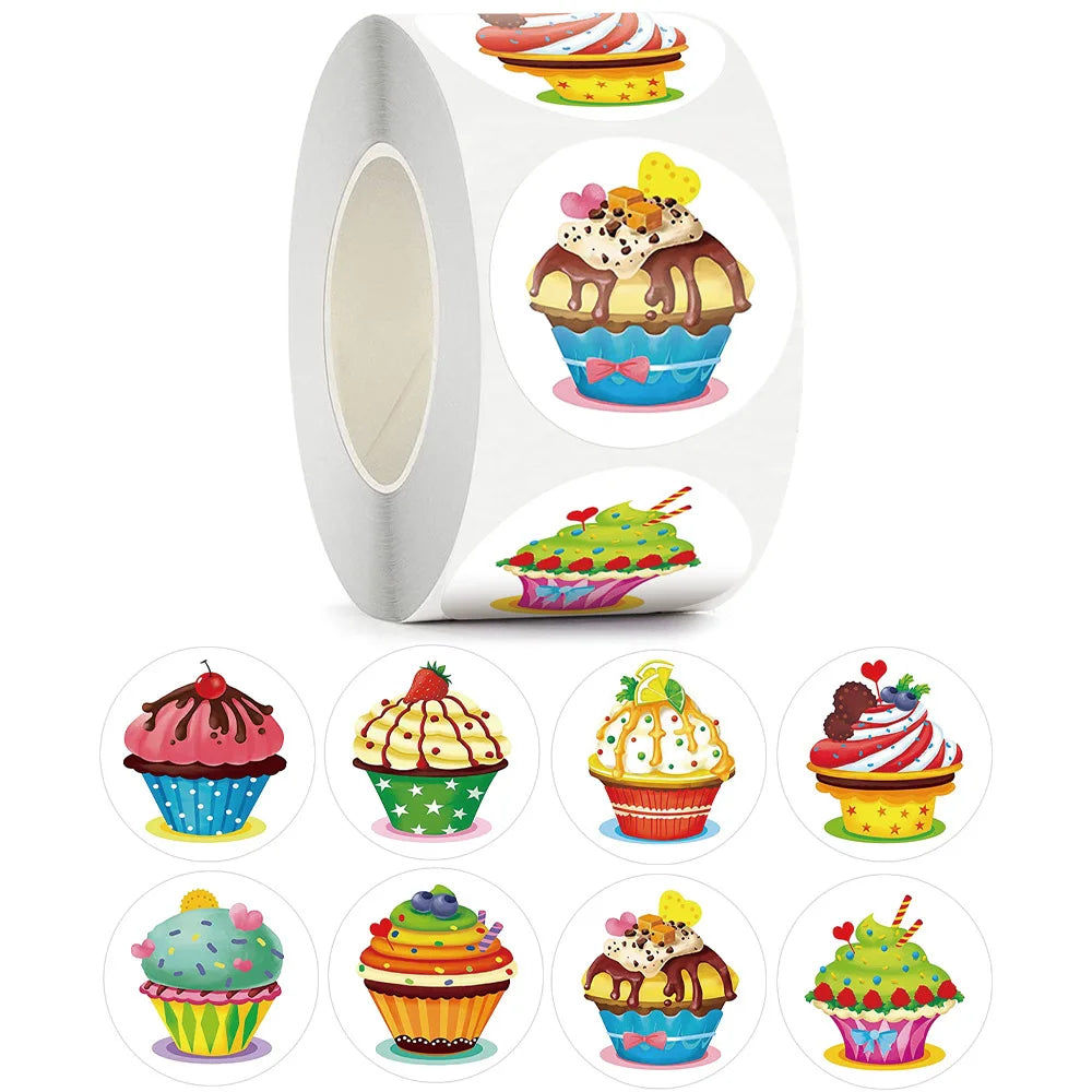 Cupcake stickers