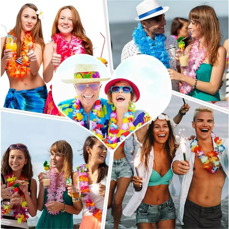 Party Hawaii tema blom-kransar