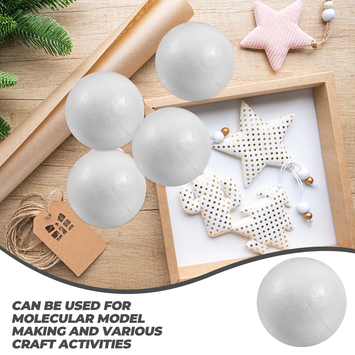 50-100 round Styrofoam balls