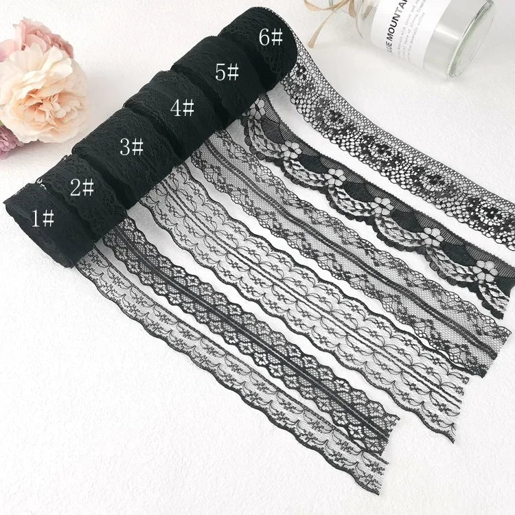 Black Lace Ribbons