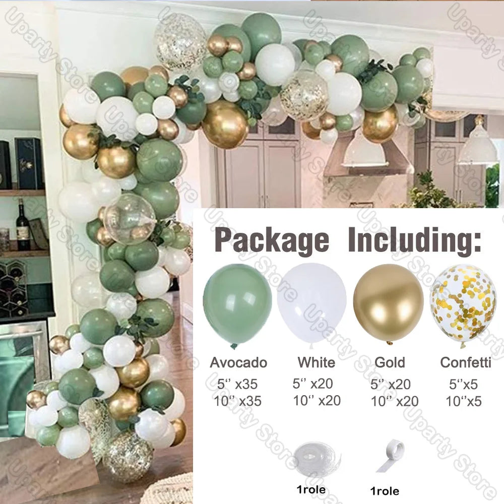 Mixade ballonger på 162st olika färger