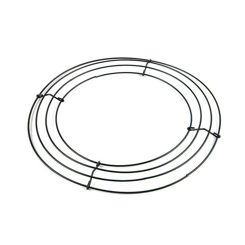 Metal rings for making wreaths