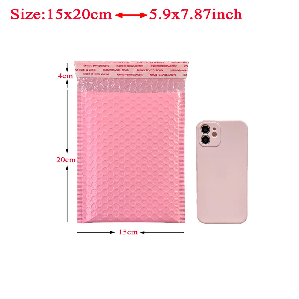 20-pack padded envelopes Pink