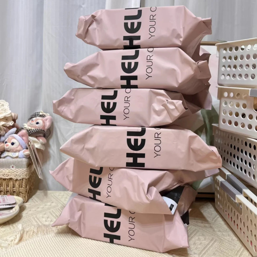 Fraktpåsar med text