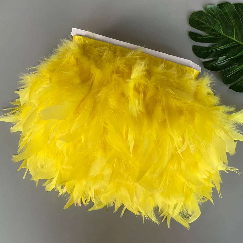 Fluffy kalkon fjädrar 10M