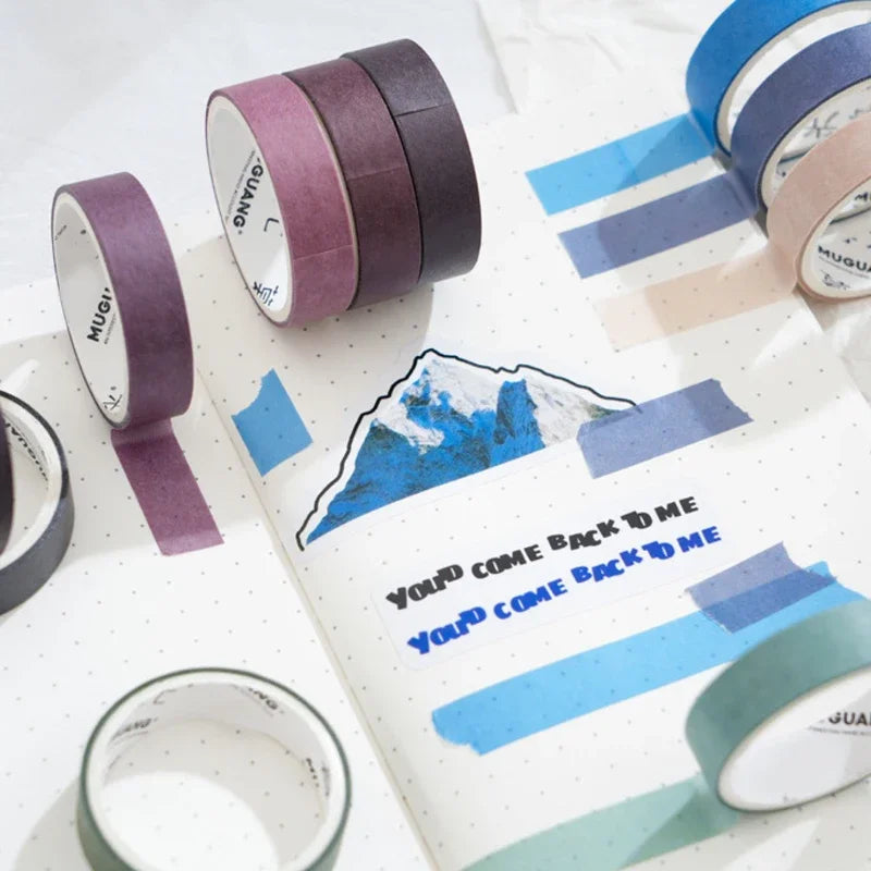 10-pack of paper tape in different colors