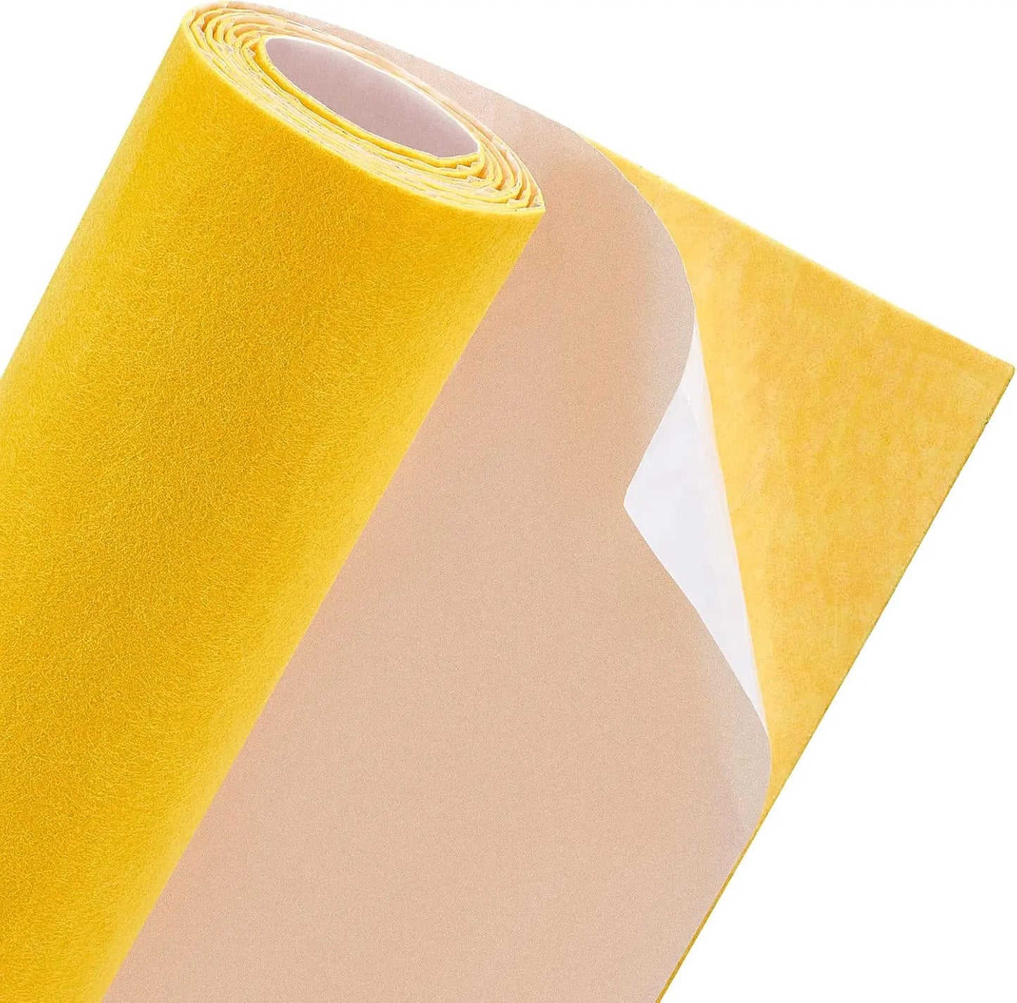 Self-adhesive fabric Felt Yellow