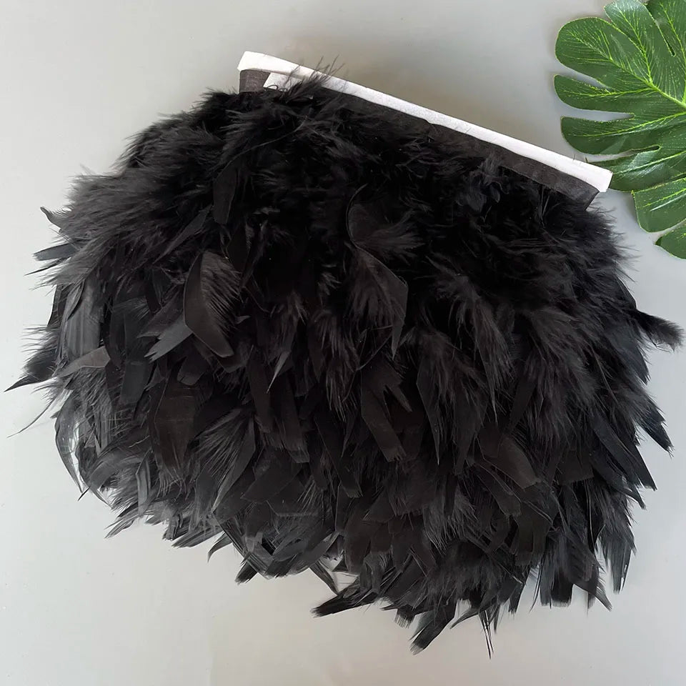 Fluffy kalkon fjädrar 10M