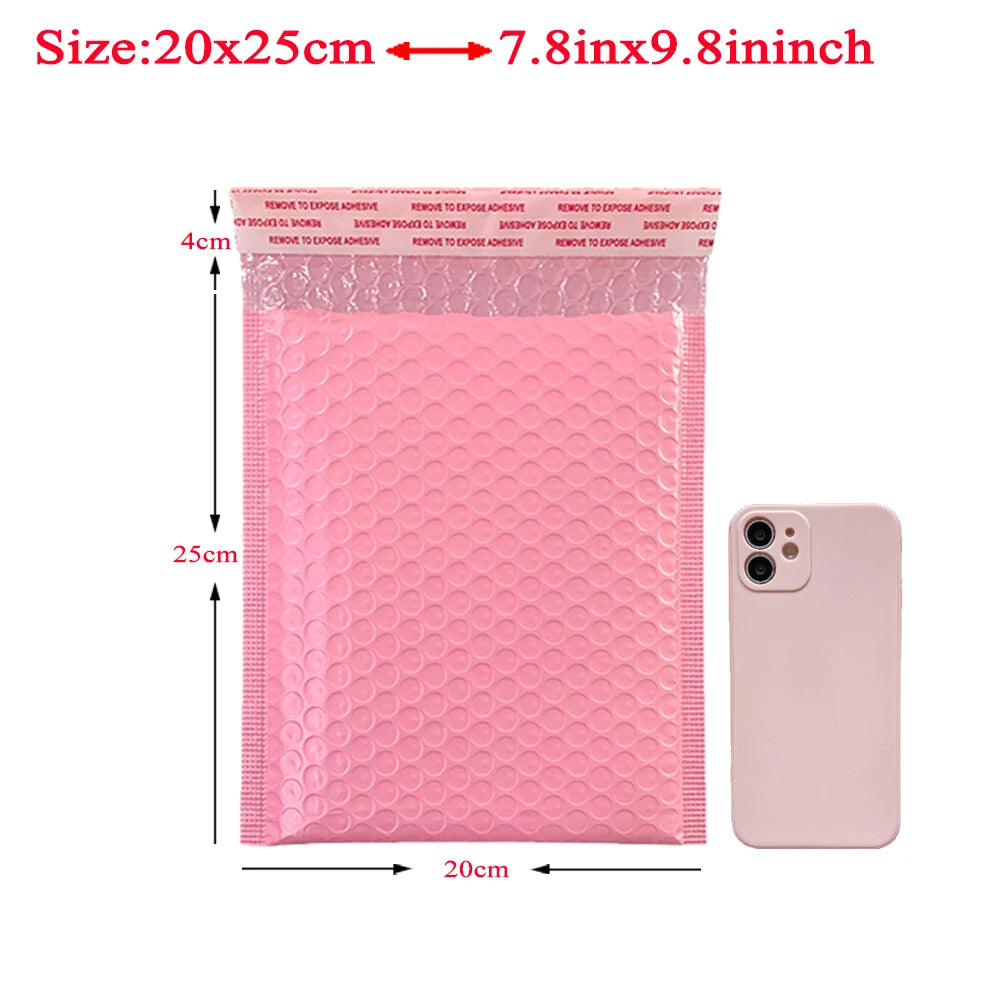 20-pack padded envelopes Pink