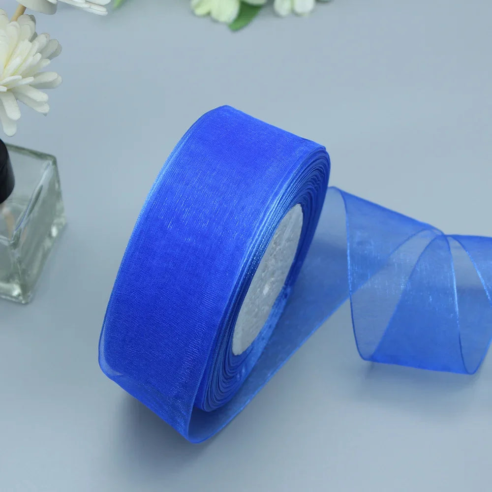 Stor rulle med Organza band