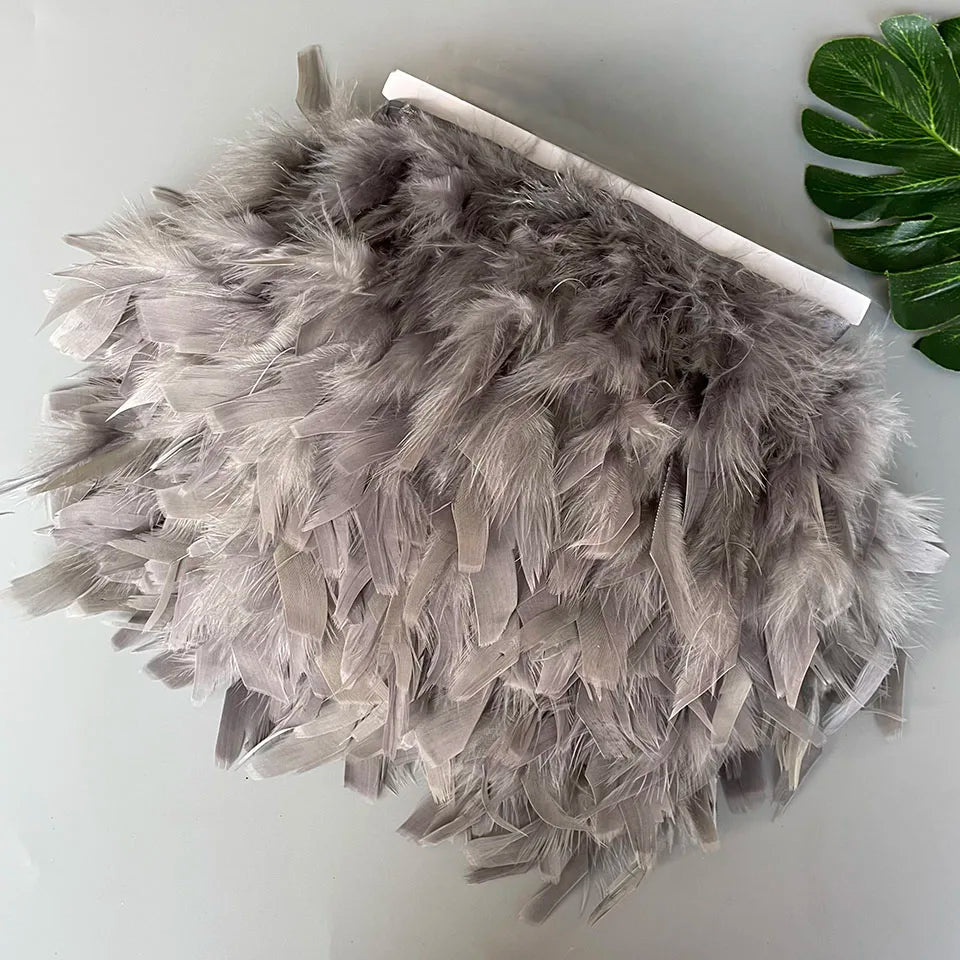 Fluffy kalkon fjädrar 10M