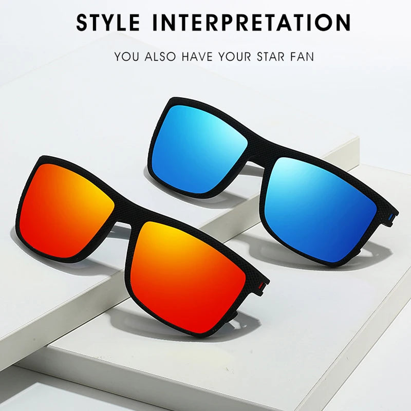Sunglasses with full-coverage lenses