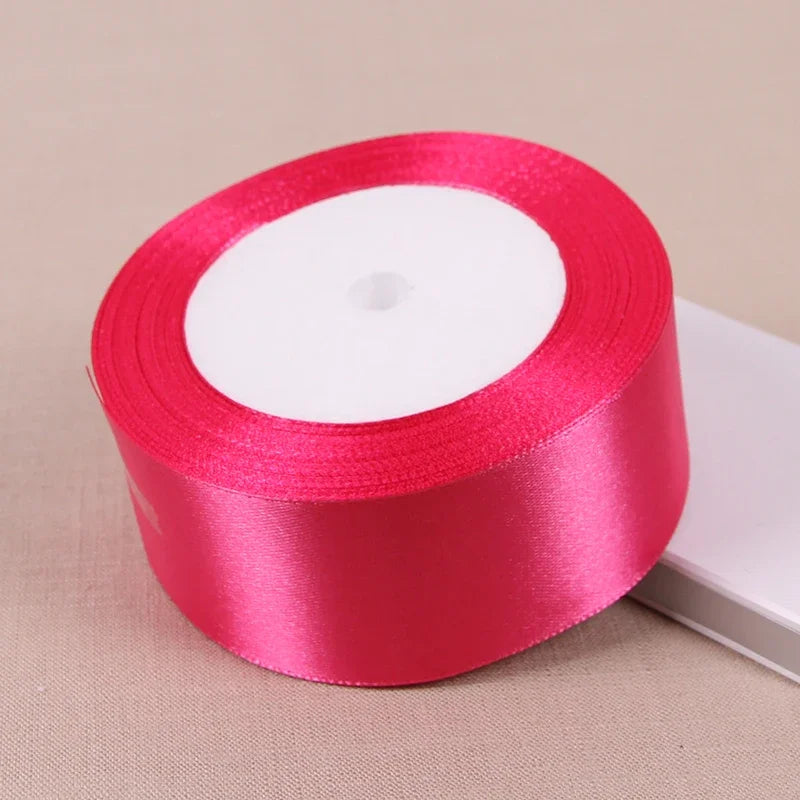 Satin ribbon cerise