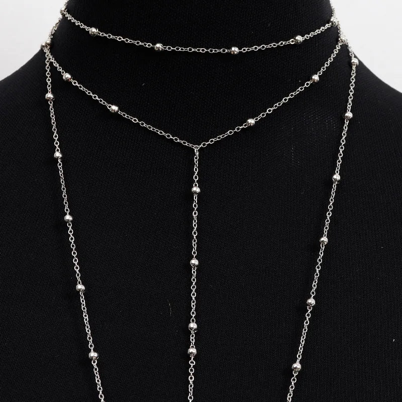 Thin body chain with small beads