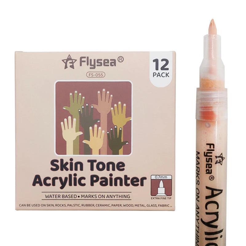 12 pack ceramic pencils skin color