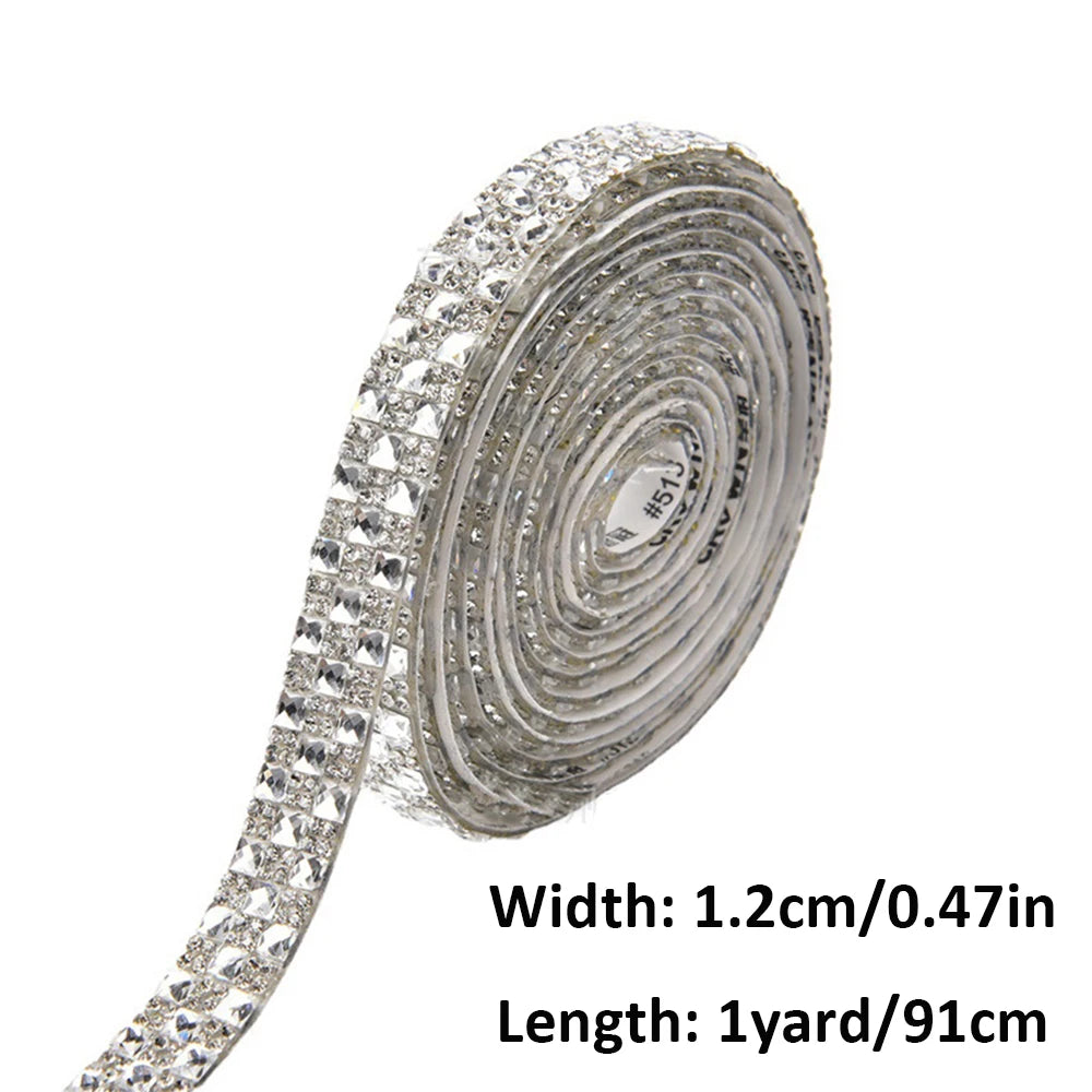 Rhinestone tape Square tiles