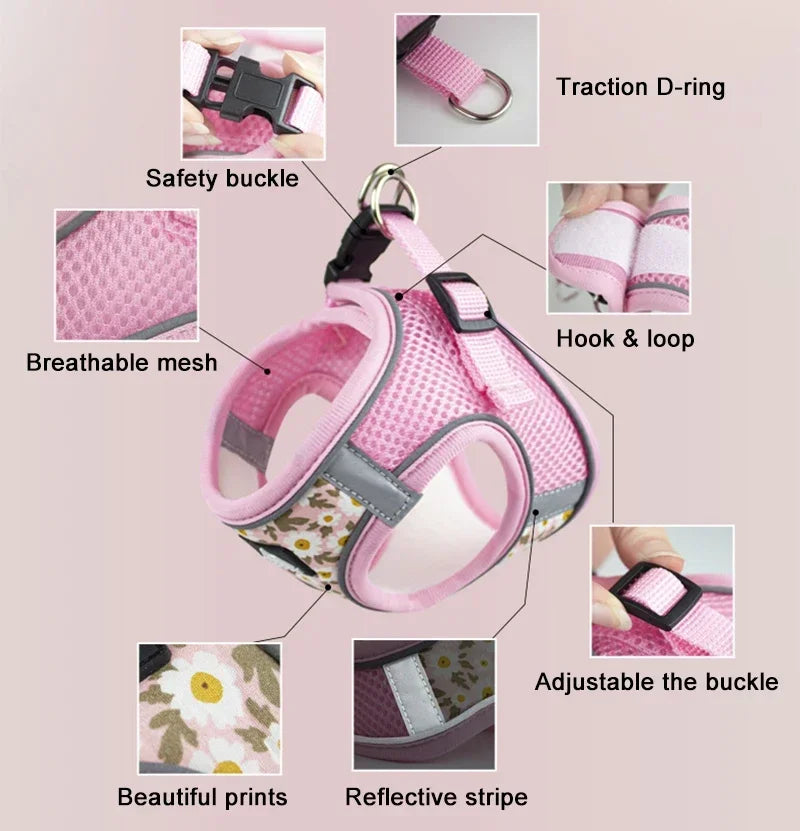 Dog harness/vest in different patterns