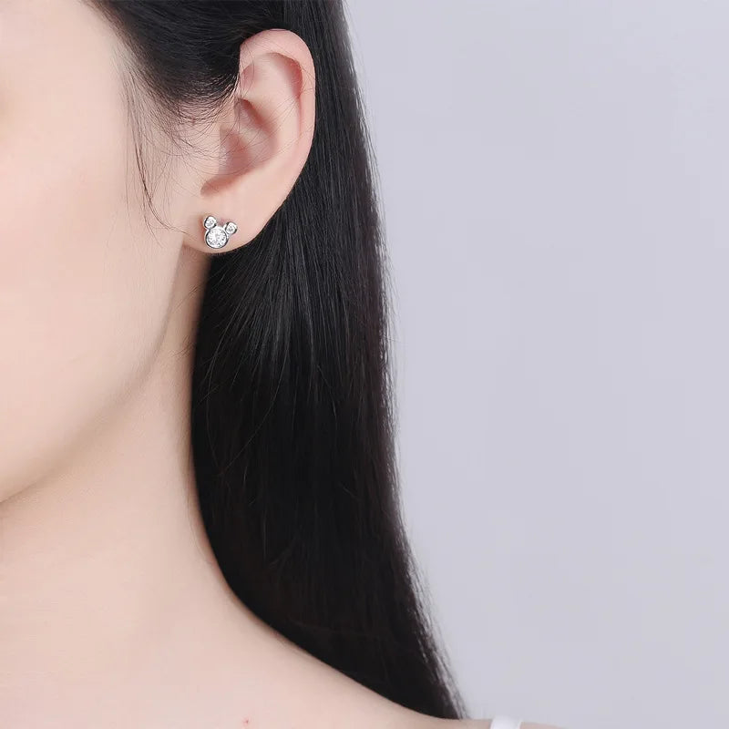 Earrings 925 silver Mickey Mouse