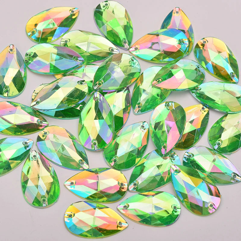 Large sew on rhinestones