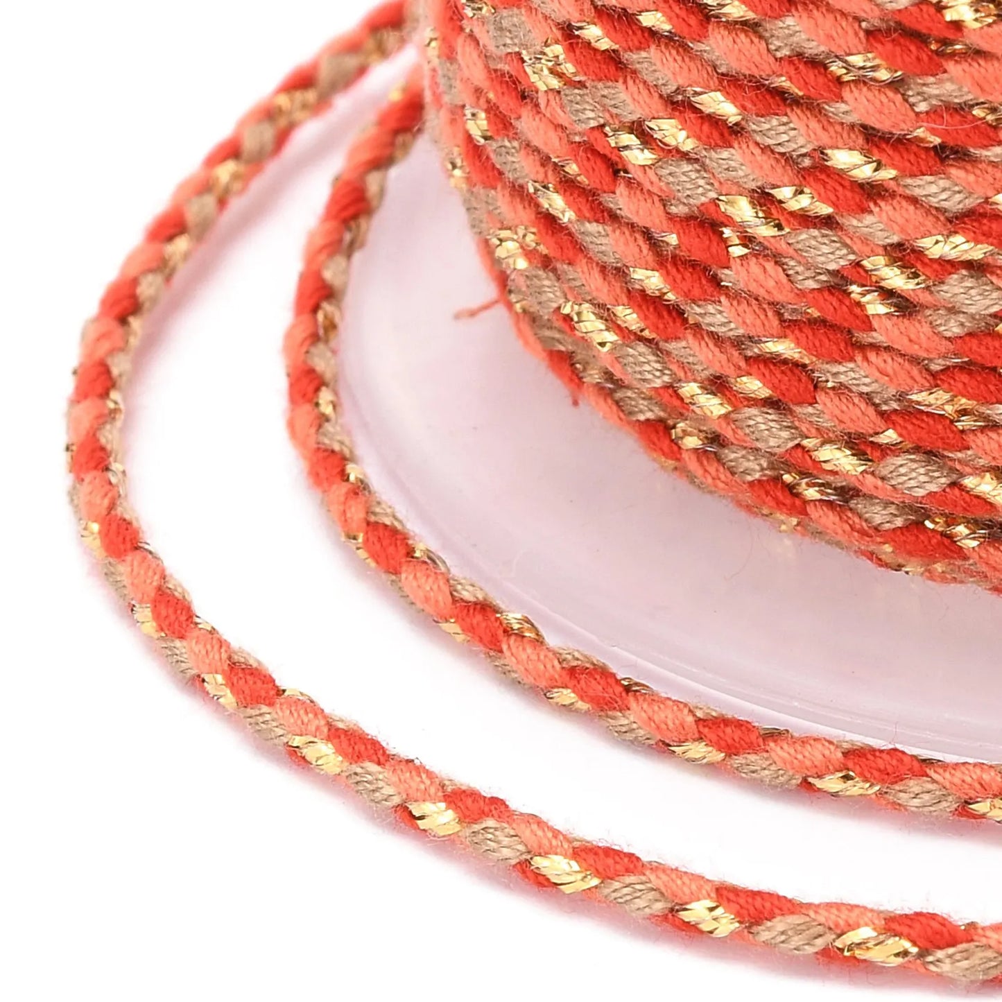 Striped cotton string