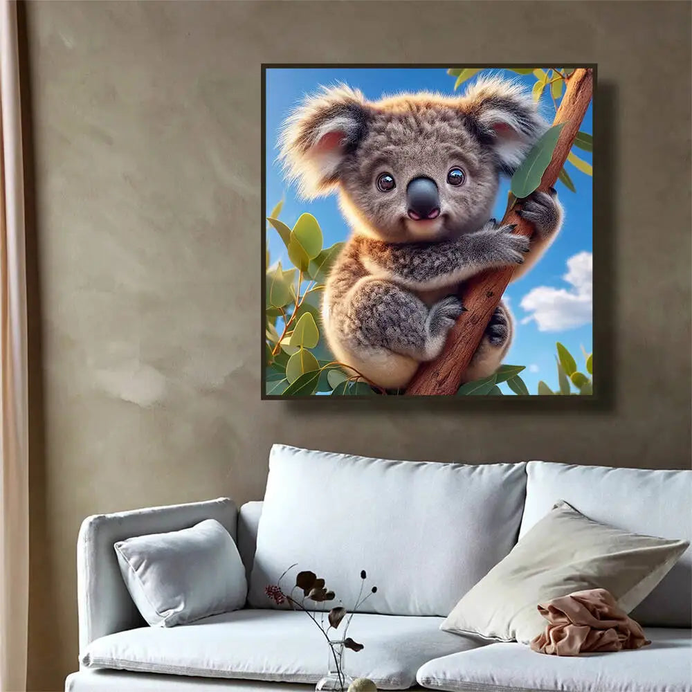 Diamant målning med koala björn