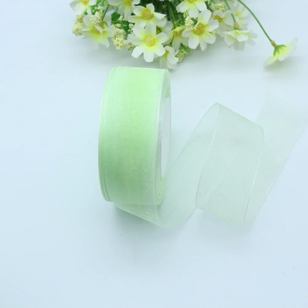 Stor rulle med Organza band