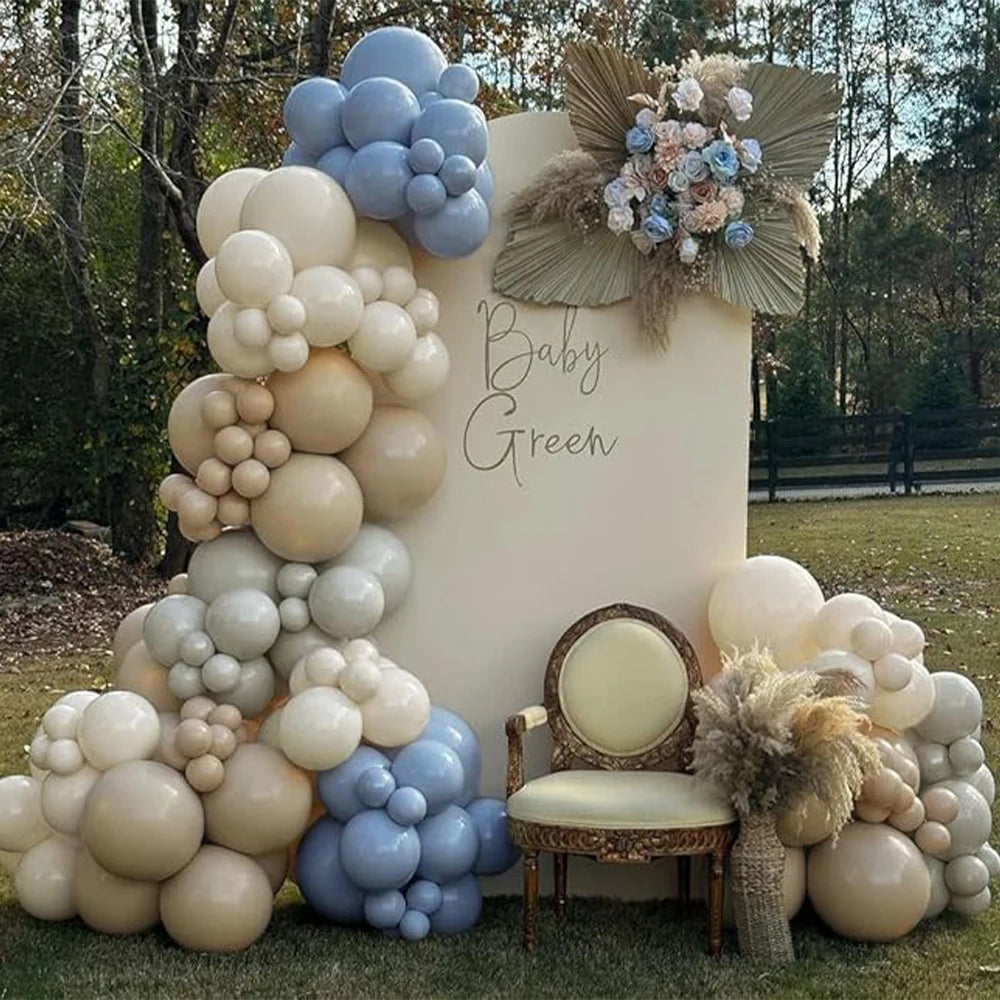 Ballong kit Blå/vit 85st