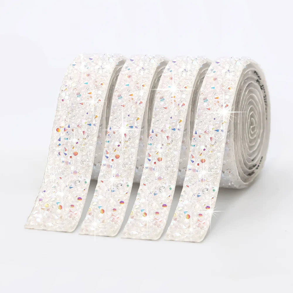 2cm bred strass tejp