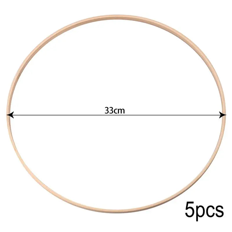 Bambu trä ringar