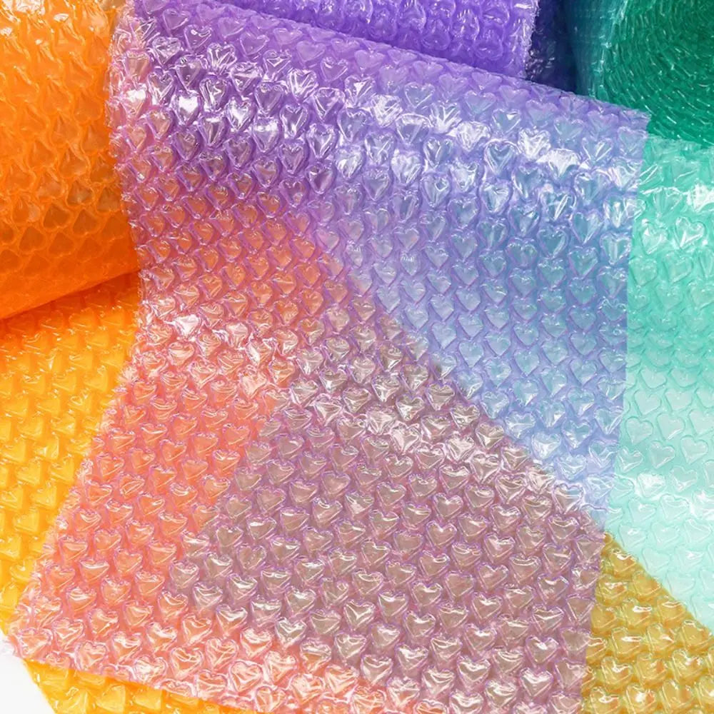 Bubbelplast med hjärtan
