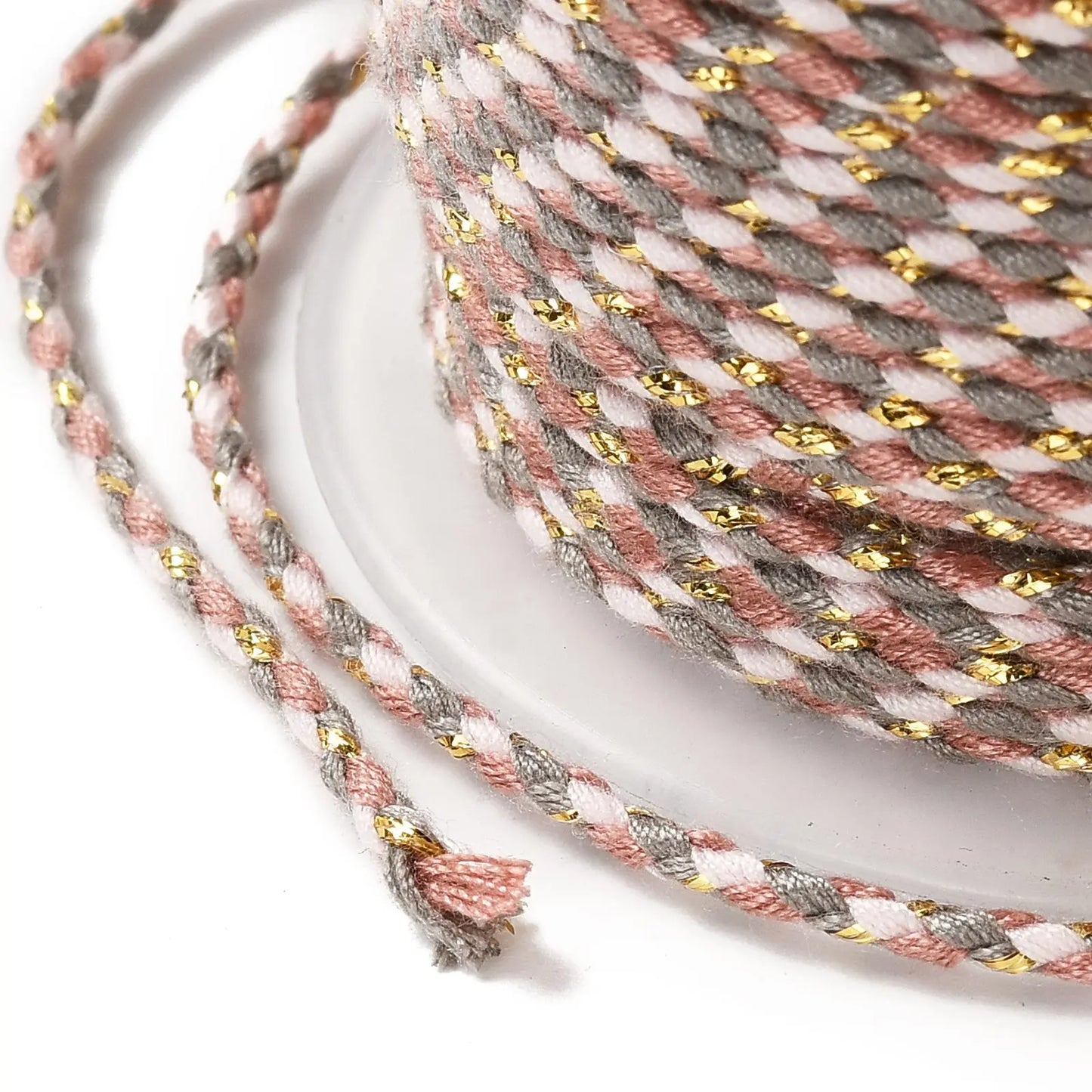 Striped cotton string