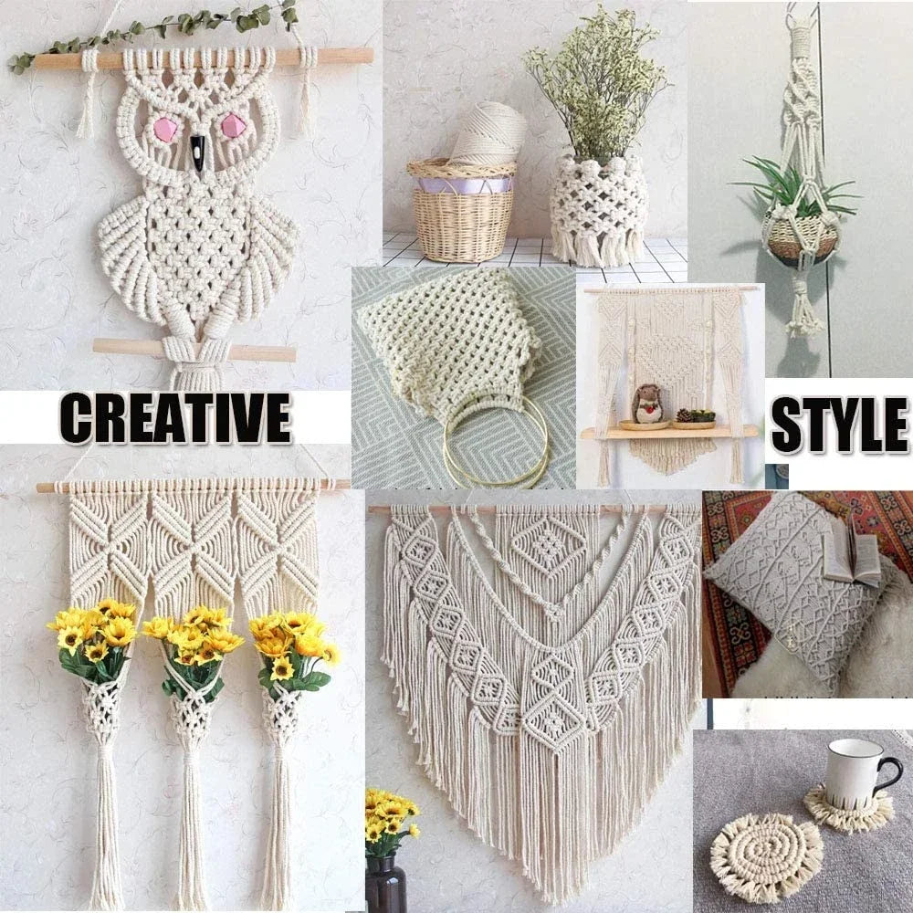 Macrame cotton cord