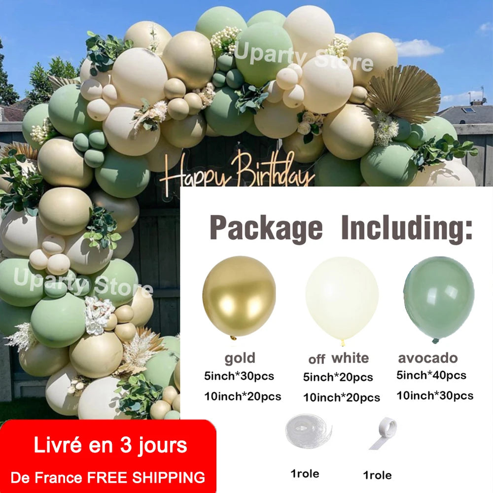 Mixade ballonger på 162st olika färger