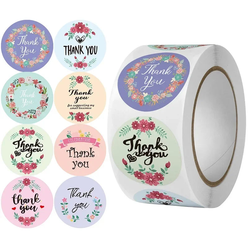 Klistermärken "thank you"